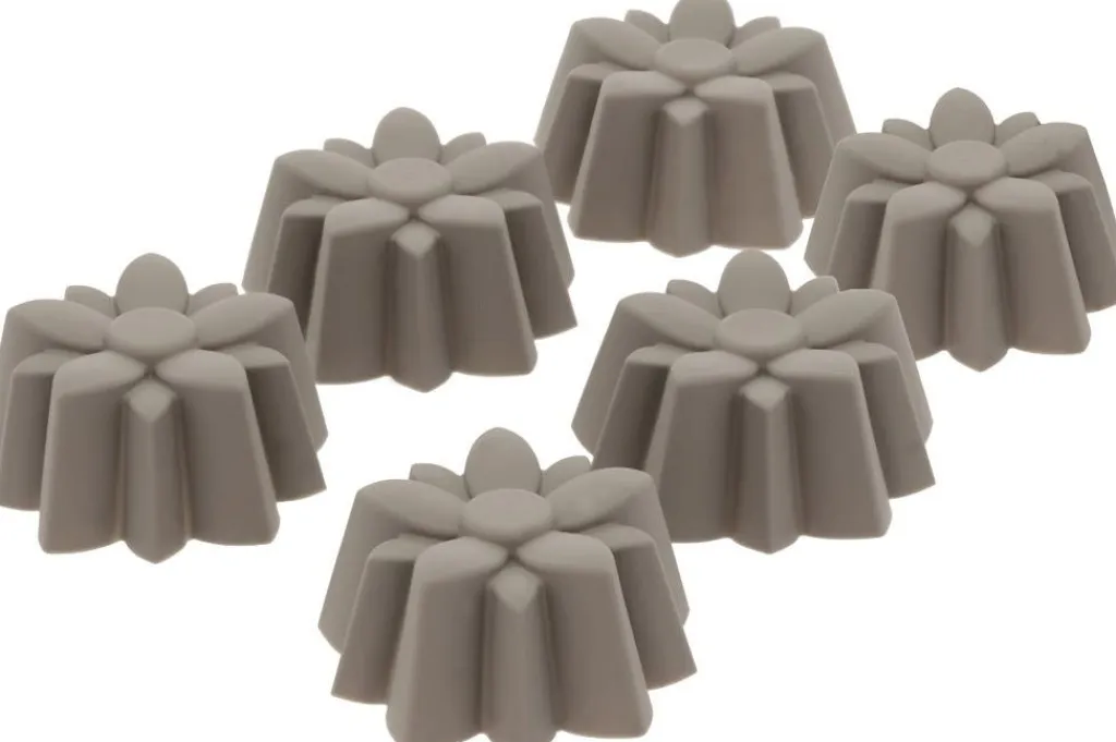Hot Blomst Muffinform 6 stk, Bageforme
