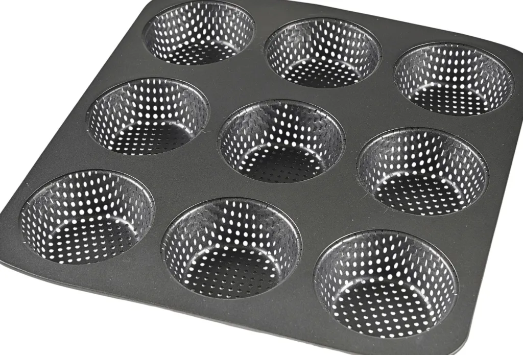 Hot Bolleform 32x30 cm, Carbon Stål Bageforme