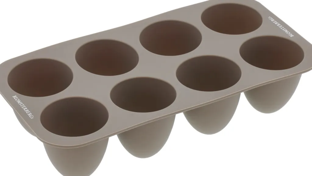 Blomsterbergs Bageforme > Flødebolleform Classic 8 stk, Latte