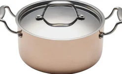 Clearance Gryde m. Låg 3 L, Kobber Gryder Og Kasseroller