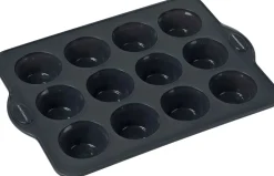 Muffinsform 12 stk, Grå Bageforme