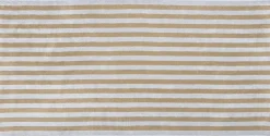 Blomus ARTO Badehåndklæde Tykke Striber 70x140 cm, Micro Chip/Tan