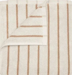 Outlet Blomus ARTO Gæstehåndklæde 30x50 cm, Moonbeam/Amber Brown
