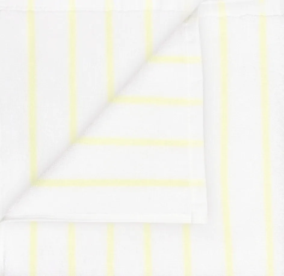 Online Blomus ARTO Håndklæde 50x100 cm, Hvid/Transparent Yellow