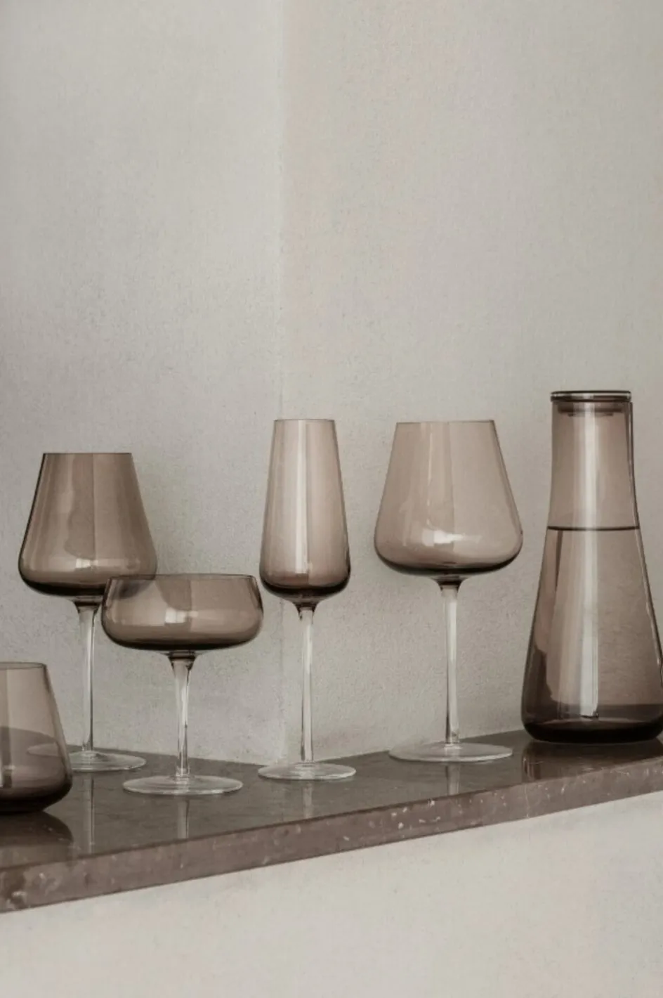 Blomus BELO Champagneskål 2 stk. 20 cl, Coffee