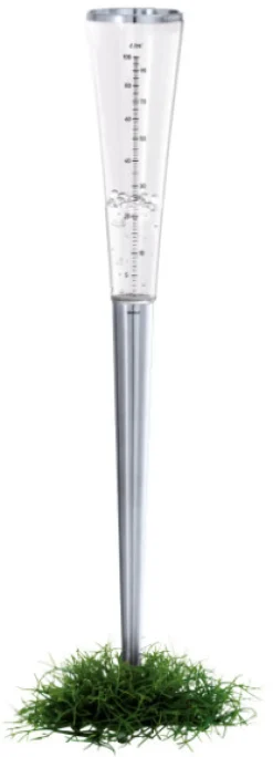 Clearance CAMPO Regnmåler 76 cm, Mat Rustfrit Stål Uderum|Ure Og Vejrstationer