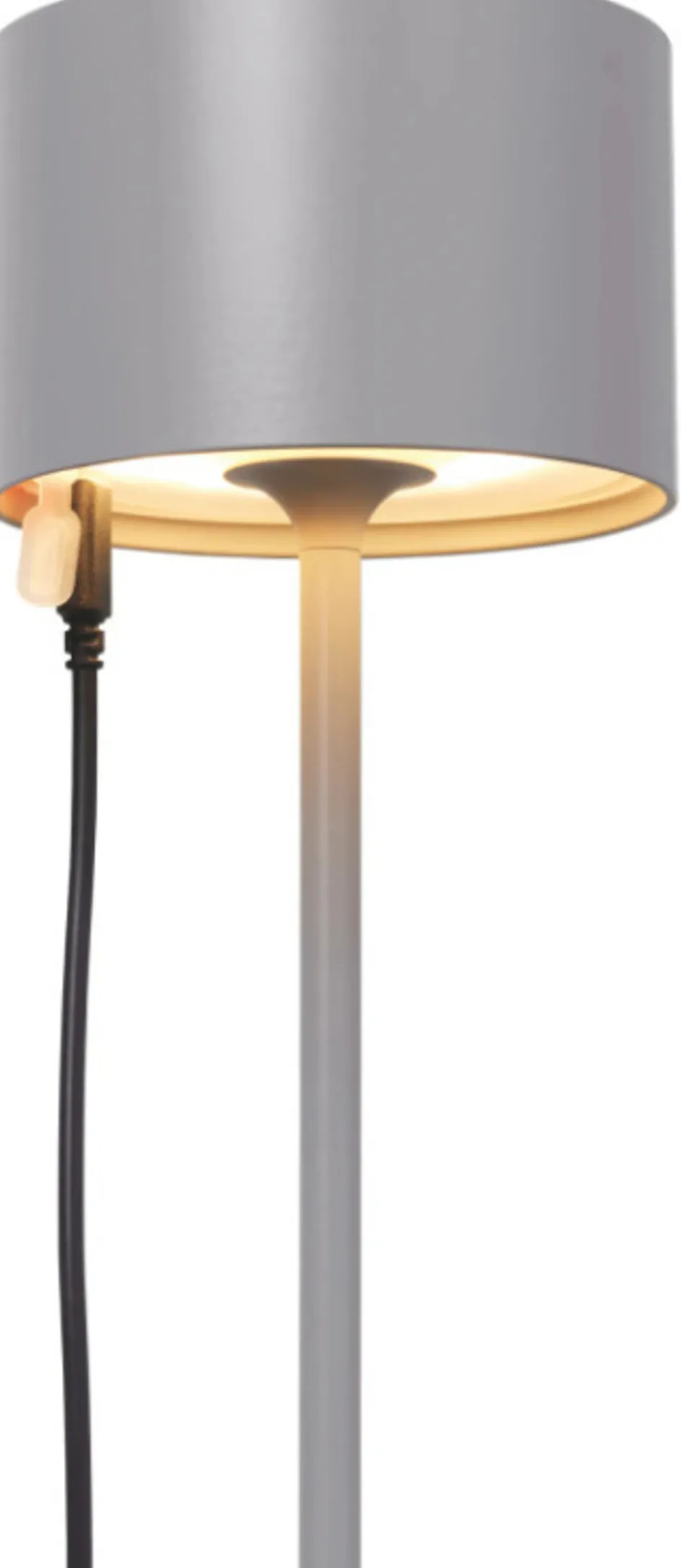 Discount Blomus FAROL Mobil Trådløs Bordlampe LED H33 cm, Satellite
