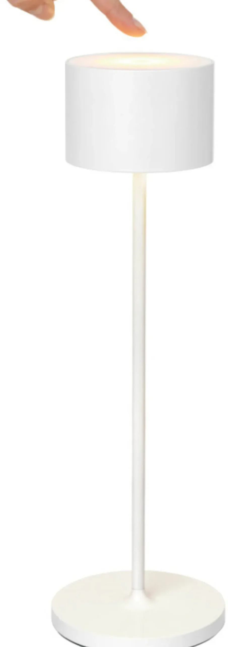 New Blomus FAROL Mobil Trådløs Bordlampe LED H33 cm, Hvid