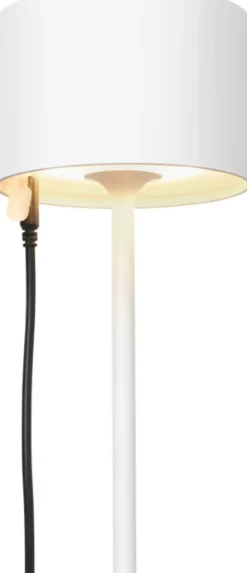 New Blomus FAROL Mobil Trådløs Bordlampe LED H33 cm, Hvid