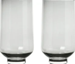 Outlet Blomus FLOW Drikkeglas 2 stk. 40 cl, Smoke