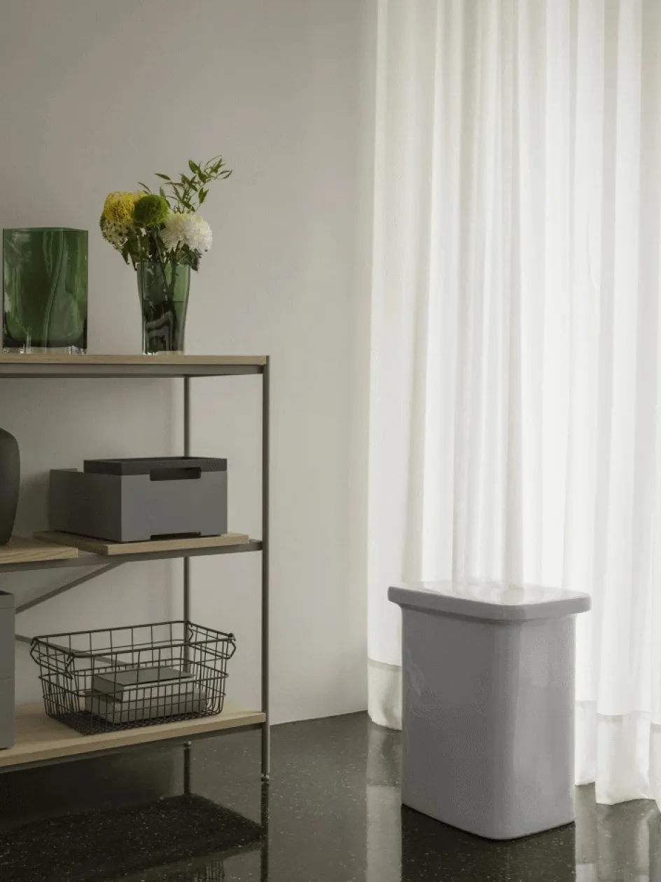 New Blomus KASANE Opbevaringskasse M 25x39 cm, Mourning Dove