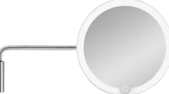 Clearance Blomus MODO Kosmetikspejl m. Vægbeslag LED, Poleret Rustfrit Stål