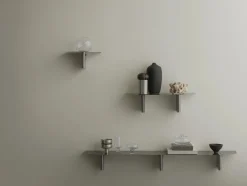 New Blomus ORU Væghylde , Mat Stål