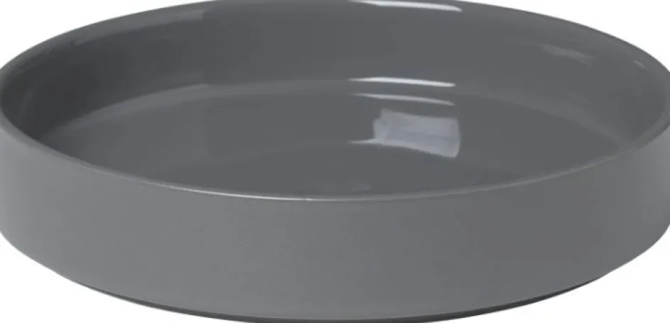 Hot Blomus PILAR Dyb Tallerken 20 cm, Pewter