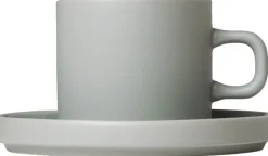 Blomus PILAR Kaffekop m. Underkop 2 stk 20 cl, Mirage Gray