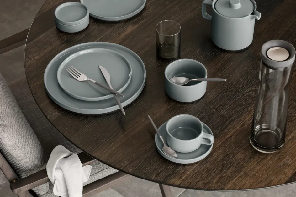 Blomus PILAR Serveringsfad Ø32 cm, Mirage Gray