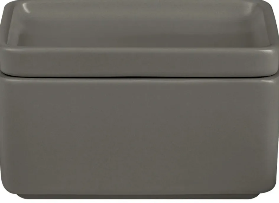 Best Blomus PILAR Smørboks 12 cm, Pewter