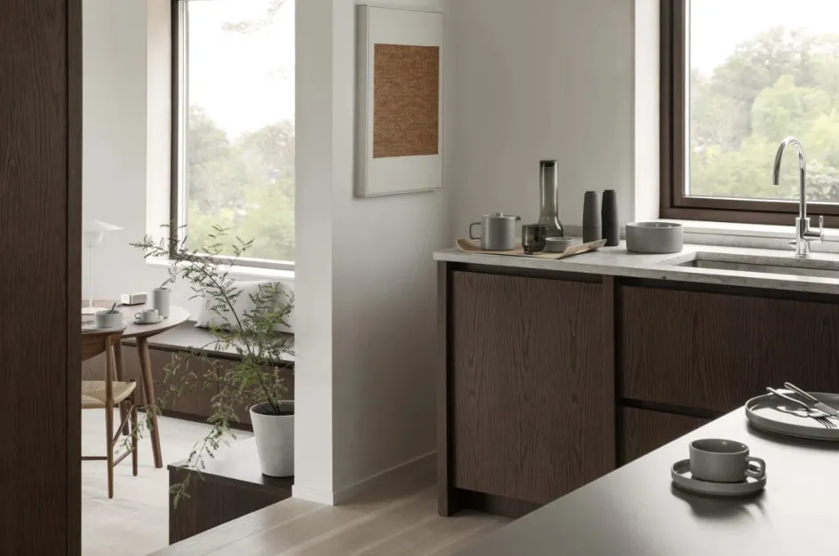 Hot Blomus PILAR Tekop m. Underkop 2 stk 17 cl, Mirage Gray