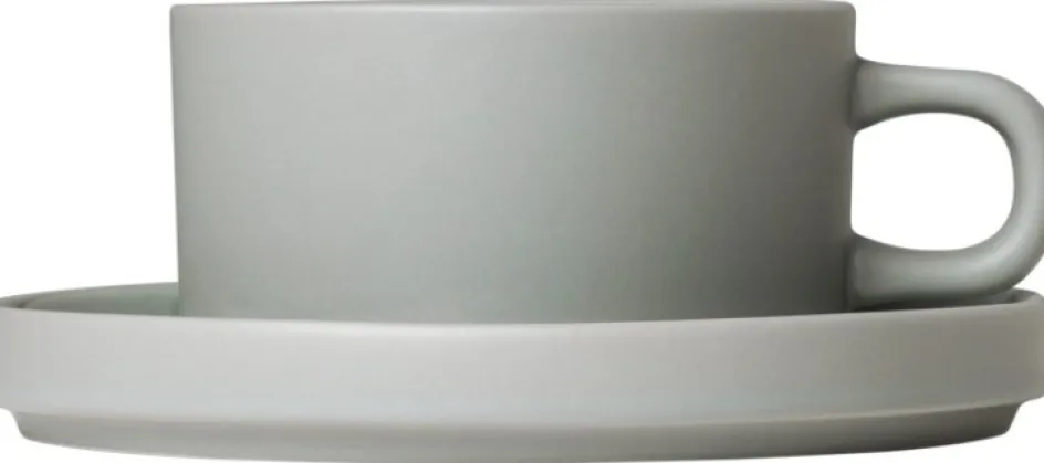 Hot Blomus PILAR Tekop m. Underkop 2 stk 17 cl, Mirage Gray
