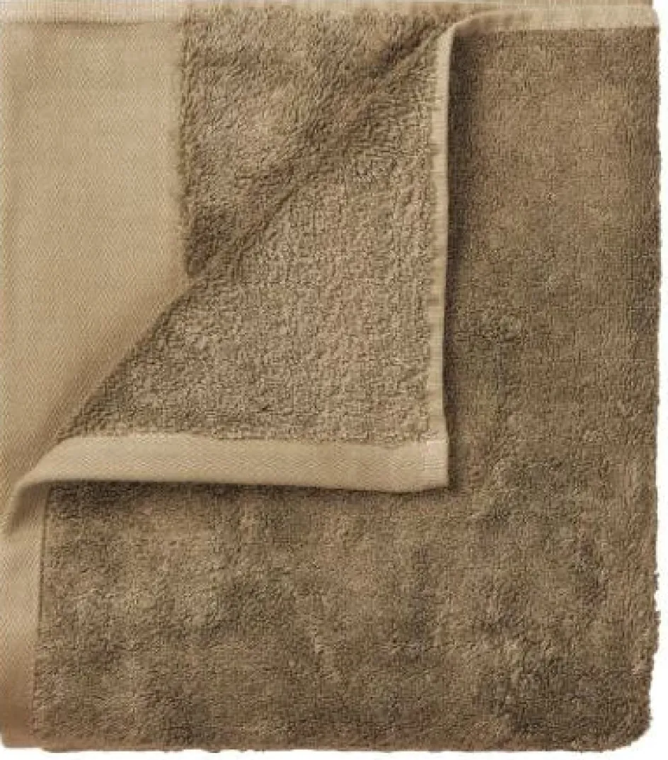Hot Blomus RIVA Håndklæde 2 stk. 30x50 cm, Tan