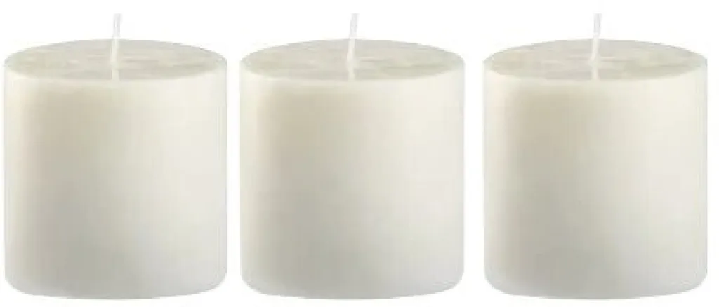 Outlet VALOA Spring Refill Stearinlys 3 stk. H6 cm, Hvid Stearinlys|Led Stearinlys