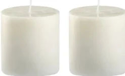 Online VALOA Spring Refill Stearinlys 2 Stk. H7,5 cm, Hvid Stearinlys|Led Stearinlys