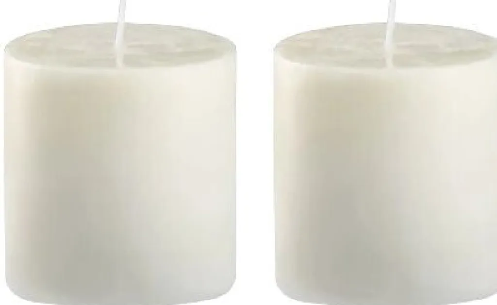Online VALOA Spring Refill Stearinlys 2 Stk. H7,5 cm, Hvid Stearinlys|Led Stearinlys