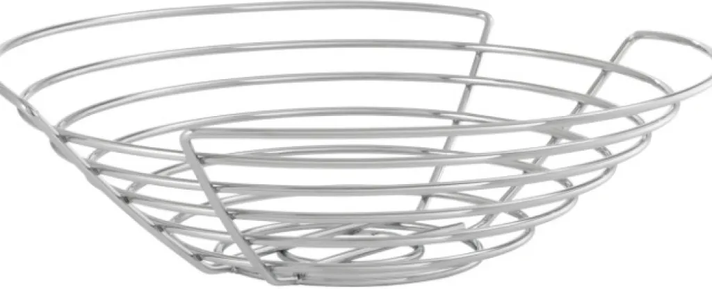 WIRES Kurv Ø30 cm, Forkromet Stål Kurve Og Kasser