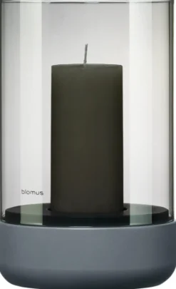 Discount Blomus CALMA Lanterne H, Steel Gray/Smoke