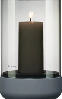 Discount Blomus CALMA Lanterne H, Steel Gray/Smoke