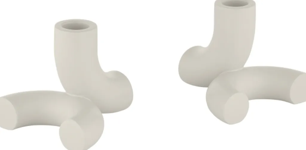 Blomus Lysestager > DOODLE Lysestage 2 stk. H8 cm,