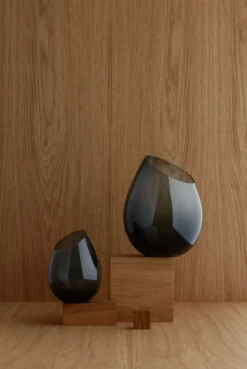 Best DROP Vase H, Smoke Stue|Vaser