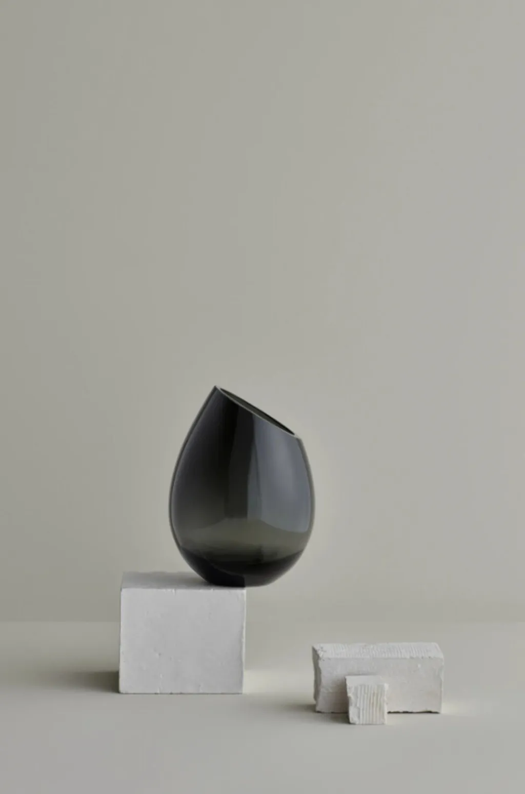 Best DROP Vase H, Smoke Stue|Vaser