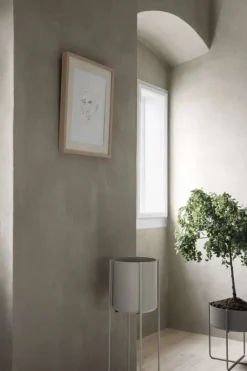 Hot KENA Planteopsats H, Steel Grey Stue|Urtepotter Og Krukker