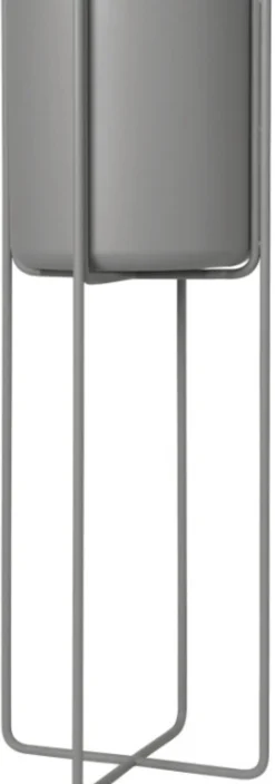 Hot KENA Planteopsats H, Steel Grey Stue|Urtepotter Og Krukker