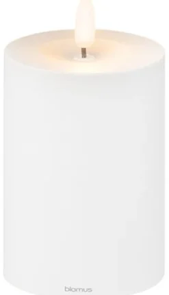 Online Blomus NOCA Bloklys LED H10 cm, Hvid