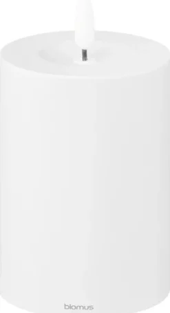 Online Blomus NOCA Bloklys LED H10 cm, Hvid