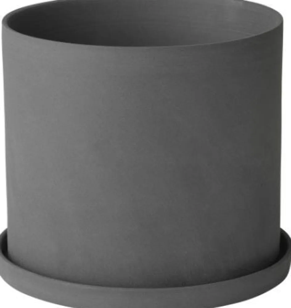 Blomus NONA Urtepotte H12,5 cm, Pewter