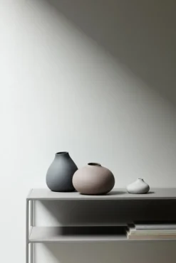 Sale NONA Vase H17 cm, Pewter Stue|Vaser