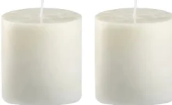 Best Blomus VALOA Winter Refill Stearinlys 2 Stk. H7,5 cm, Hvid