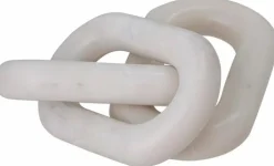 Clearance Adee Dekoration 13 cm, Hvid Marmor Stue|Skulpturer