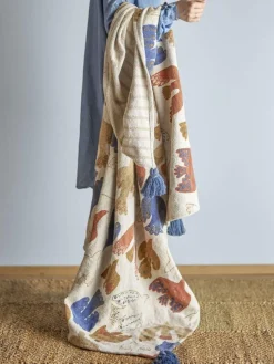 Online Bloomingville Anniversary Plaid 130x160 cm, Brun