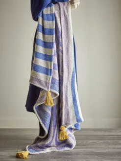 Sale Bloomingville Arlie Plaid 130x160 cm, Blå