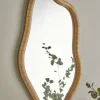 Best Bloomingville Ashlie Vægspejl 50x80 cm, Rattan