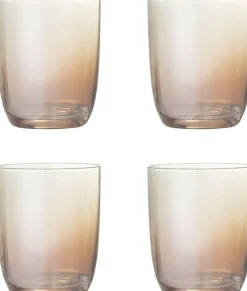 Clearance Aston Drikkeglas 4 stk. 37,5 cl, Bronze Vandglas