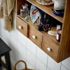 Sale Bari Kosmetikpung 25x9 cm, Blå Badeværelse|Opbevaring Til Badeværelset