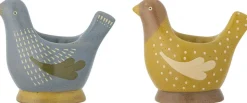 Clearance Bloomingville Birdy Æggebæger 2 stk. H8 cm, Blå