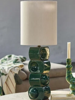 Online Brady Bordlampe H68 cm, Grøn Bordlamper