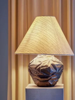 New Carolla Bordlampe H49 cm, Brun Lamper Til Kontoret|Lamper Til Soveværelset