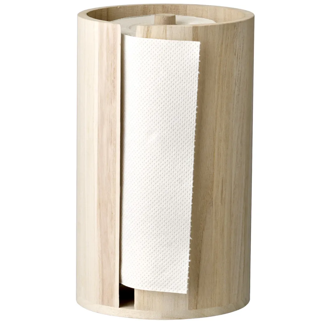 Sale Celian Køkkenrulleholder H25,5 cm, Kejsertræ Køkkenrulleholdere